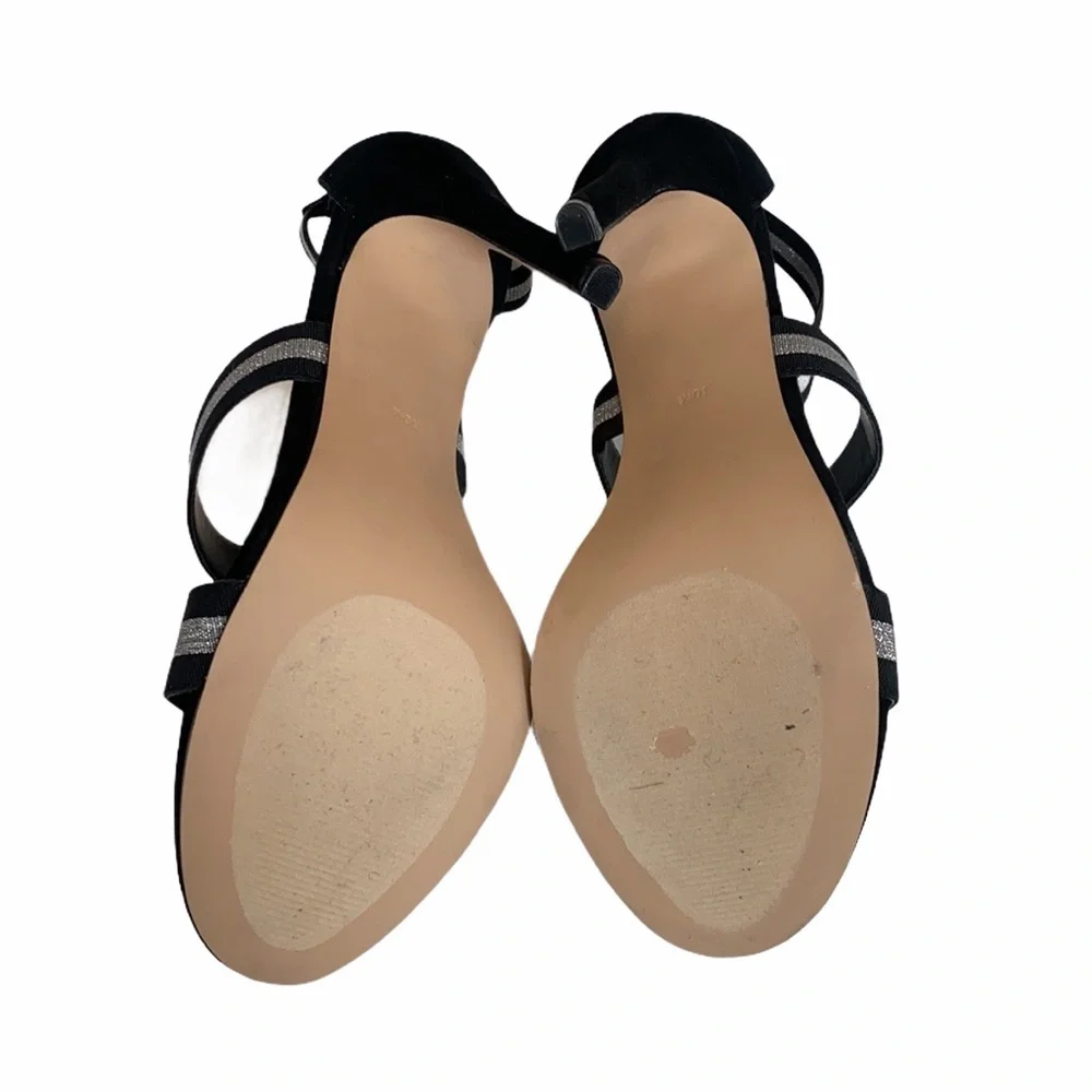 Steve Madden Carina Fabric Peep Toe Sandals Size 10